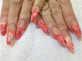 Coral marble
