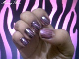 Water MArbling -Pink and Black Stripes