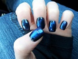 Black blue hue
