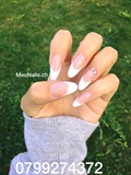 Oval French Nails By Meo