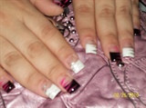 colored acrylic and pink n whites mix