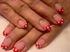 Gel nails with decoration