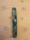 Blue/Silver glitter with animal print