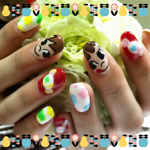 Milky(Japanese Famous Milk Candy) Nails