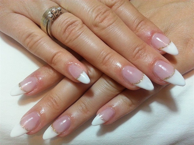 French manicure, Golden line