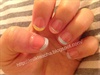 Easter color French tip nail