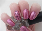Sparkly Pink with Hearts.