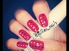 Red w/ Black and White Polka Dots