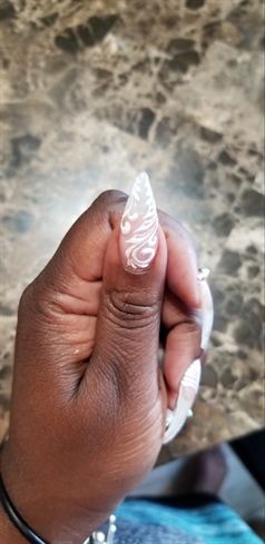 White Gel With White Pixy Dust