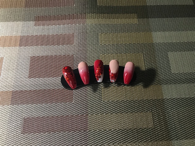 Red And Glitter 