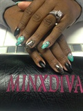MINX AND BLING COFFIN NAILS