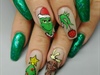 The Grinch And Max Christmas Nails