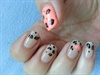 ombre leopard with fluorescent heart