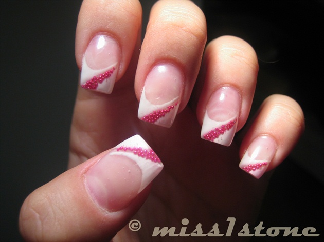 french with pink beads