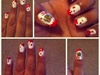 Hello Kitty Zombie nails. 
