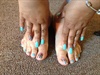 matching nails n toes
