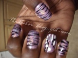 Holo Purple Zebra Stripes