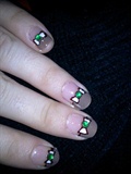 nails with bow