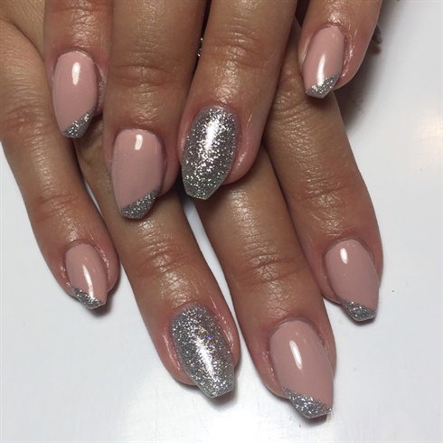 Pink And Silver Glitter 