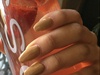 Coffin Shaped Nude Nails
