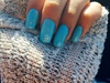 Blue Acrylic Nails 