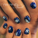 Blue and Snowflakes