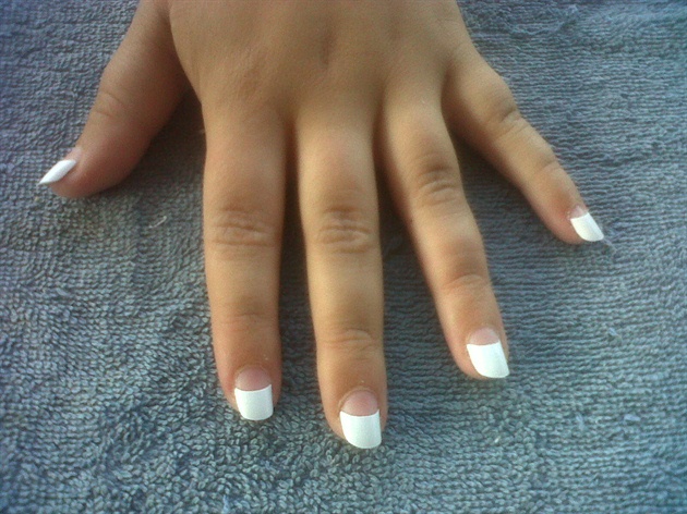 She wanted rounded natural looking nails
