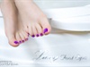 hypnotic violet feet