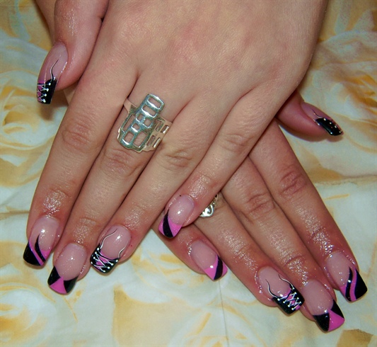 gel nails with corset sample