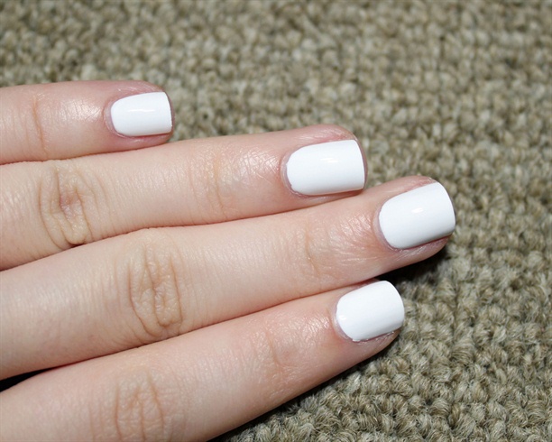 Paint your nails white