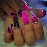 Pink n black