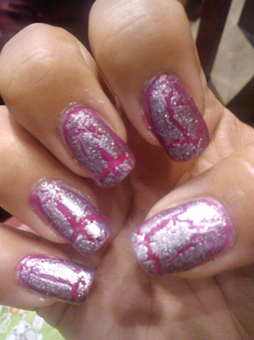 Silver Crackle