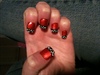 Monarch Butterfly French Tips