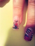 Harley queen nail decal