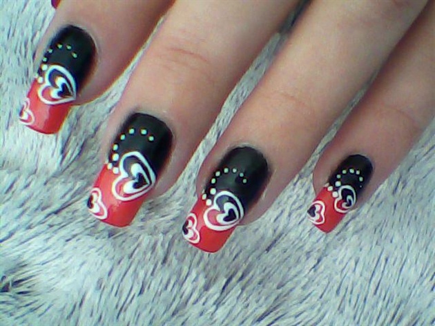 Awesome St. Valentines Black &amp; Red 