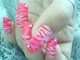 Sexy Zebra Tiger Stripes Pink Design