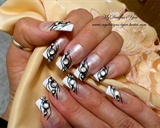 Black Tie Event French, Nails, 