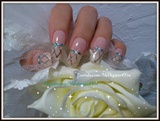 Easy Bridal Nail Art Design
