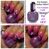 HOW TO OMBRE NAIL ART EFFECT, NO SPONGES