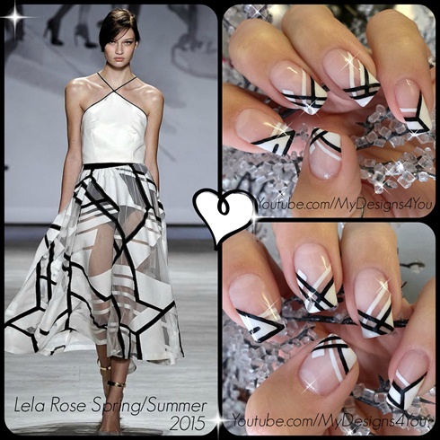  Lela Rose Spring 2015 nails