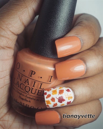 autumn nails by tianayv&#233;tte 