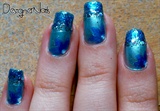 Sassy Blue Nails