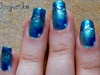 Sassy Blue Nails