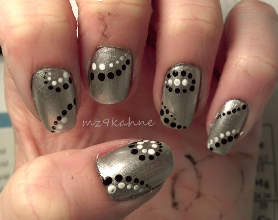 9. Dot to Dot Nail Art with Geometric Shapes - wide 8