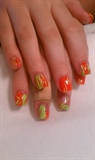 Orange and Lime Green
