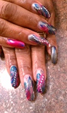 Multi color nails
