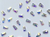 AB wing back Swarovski crystals 