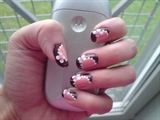 Love4nails inspired burgundy with flower