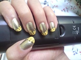 Golden with yellow n black