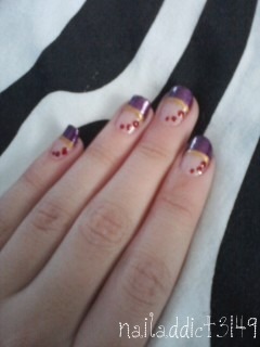 Purple, Red, and Gold :)